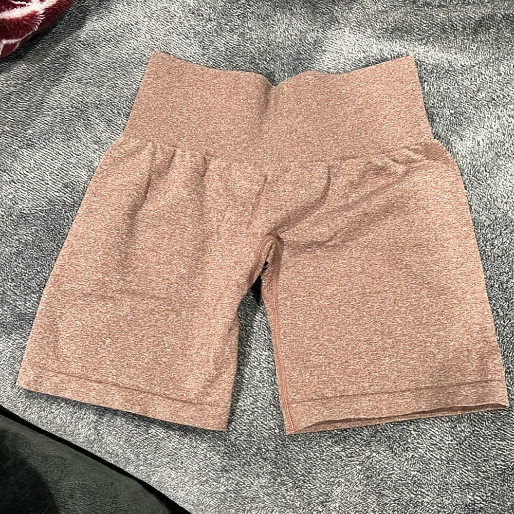 NVGTN biker shorts, size small, pinkish color